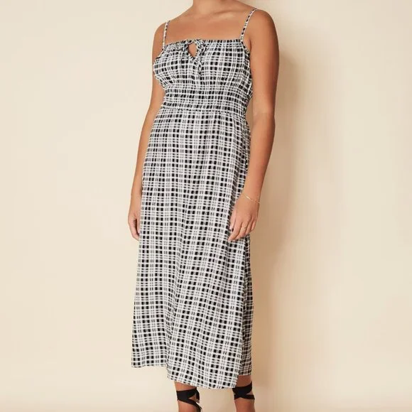 knee length dresses for ladies Milana Chiffon Dress